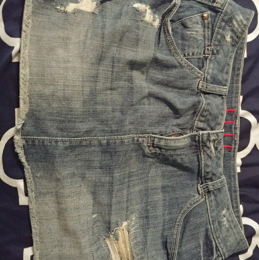 Elle mini jean skirt size 12